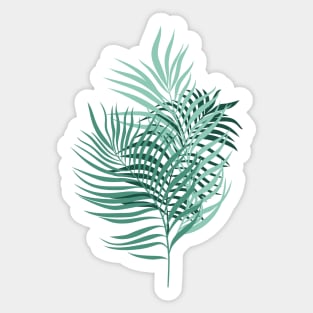 Jungle Secret (Palm Leaves Pattern) Sticker